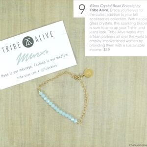 Tribe Alive glass crystal bead bracelet